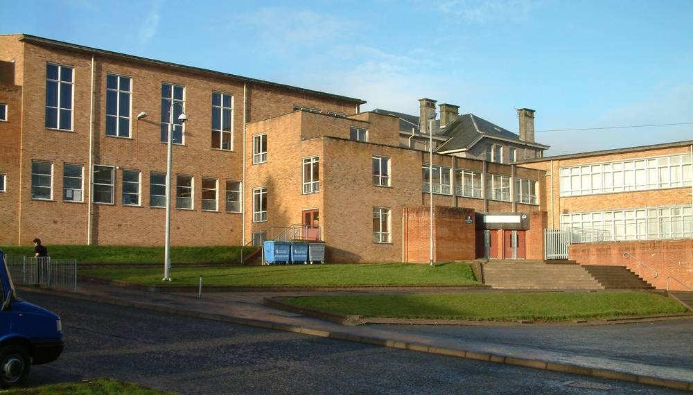 The extensions built onto the old Higher Grade School